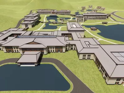 Homes and care center -A3 3D model