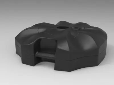 Garden Umbrella Accessory Low-poly 3D model