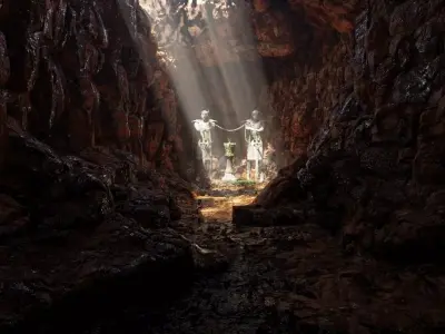 Guarded King Scene 3D model