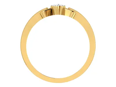 Women Ring  Render 3dm STL OBJ FBX Details 3D print model 12