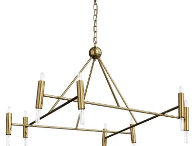 Emily 16 Light Chandelier Low-poly 3D model