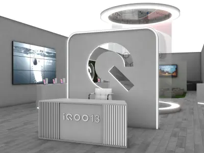 POP UP STORE 3D model