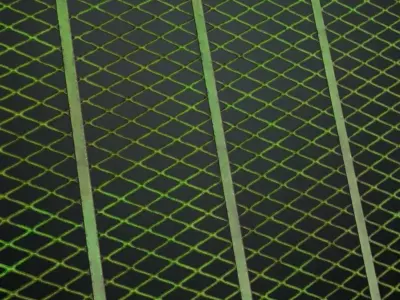 Green Painted Metal Grill Transparent PBR Seamless Texture