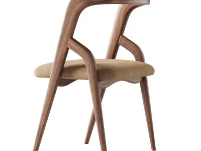 Progetto dining chair 3D model