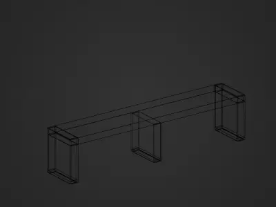 Arcadia Bench 3D model