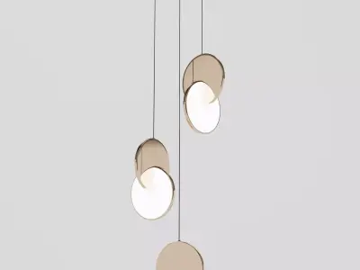 Eclipse lamp 3d model Low-poly 3D model