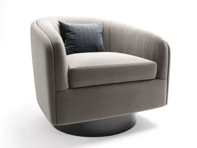 Roxy Swivel-Tilt Tub Chair 3D model
