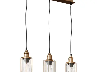 Chandelier VITALUCE Rome trio 3xE27 max 40W 3D model
