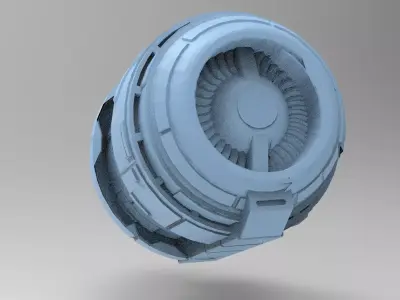 Moon base prop 2   3D model