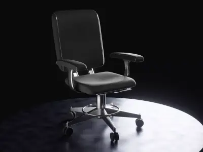 Simple Office Chair 3D model