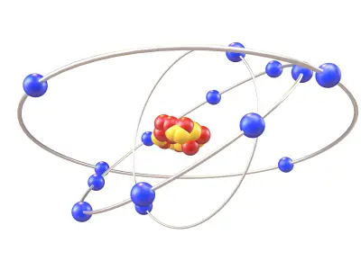 Silicon Chemical Element v2 001 Low-poly 3D model