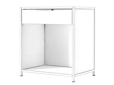 Dita Bedside Cabinets Large 3D model