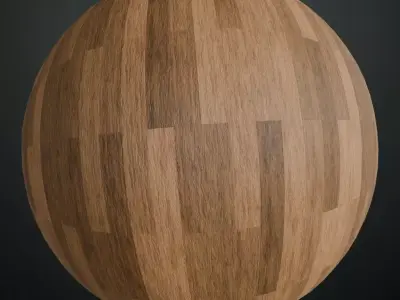 Aged Dark Oak Vertical Planks PBR Texture