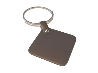 Key Ring v2 002 Low-poly 3D model