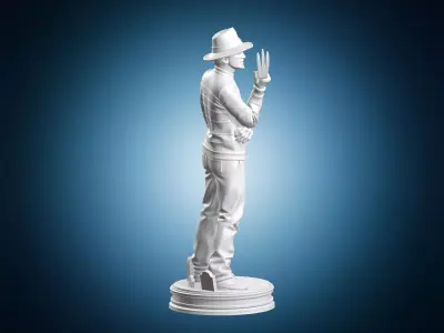 Freddy Krueger Statue 3D print model