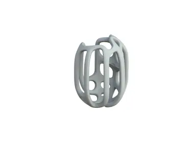 SciFi Cube Object No 15623 Low Poly Shape Texture