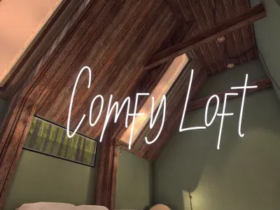 Comfy Loft Low-poly 3D model