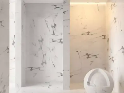 Marble wall 111 3D model