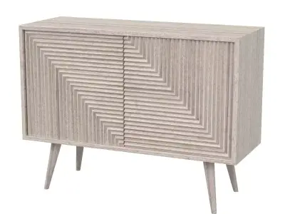 51567 Two Door Media Cabinet 3D model