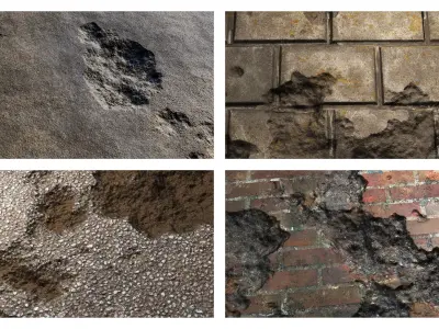 Damaged Surface 8K PBR Texture Set Texture