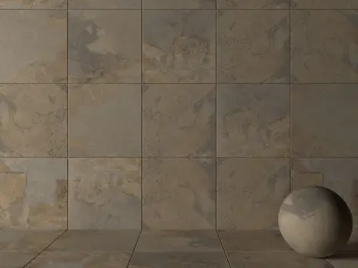 Stone Wall Tiles Kayah Autumn 80x80 Set 2 Texture