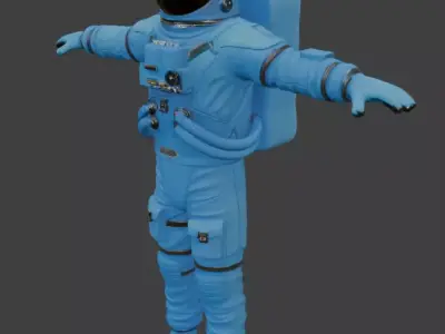 Spacesuit Astronaut Suit 3D Model High Detail 3D model