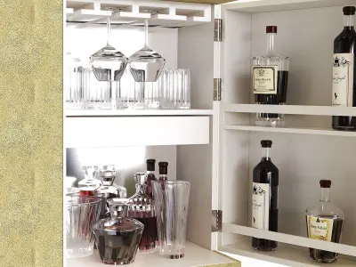  Seymour Bar Cabinet Century Furniture 3D model