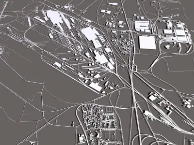  Salzgitter Stahlwerk Germany manufacturer of steel structures 3D model