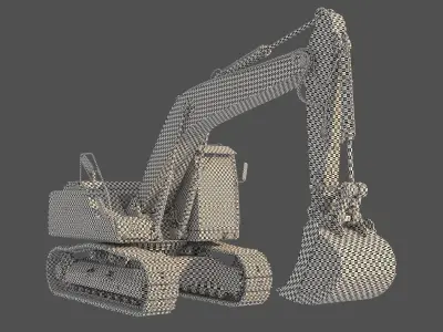  Heavy Construction Machinery 5 in 1 UVW Only 1 