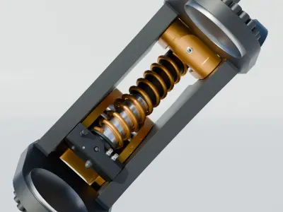 Excavator Attachments Pack - Rockland  31 Pieces Low-poly 3D model