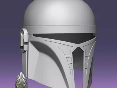 Mandalorian Praetor Helmet 3d digital download 3D print model