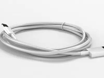 Apple Lightning Cable 3D model