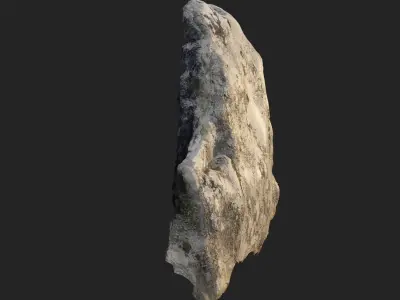 3d scanned nature stone 013 Low-poly 3D model
