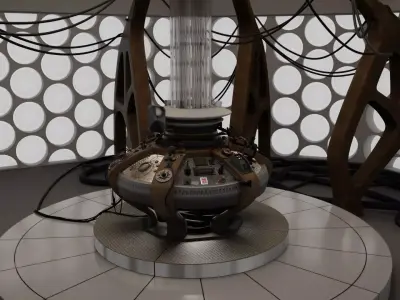 War Doctor TARDIS Interior 3D model