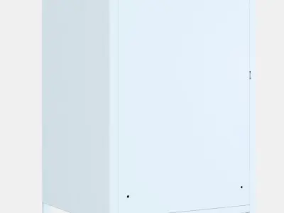 HALLAN Storage combination with doors 9 Low-poly 3D model