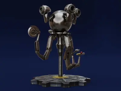 Fallout Codsworth 3D print model