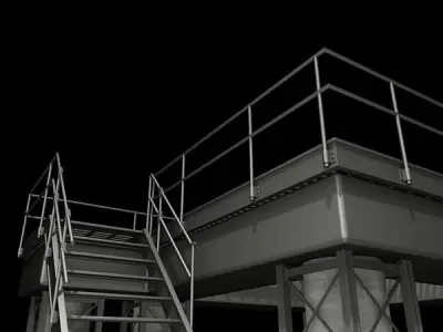 Metal Platform 3D model