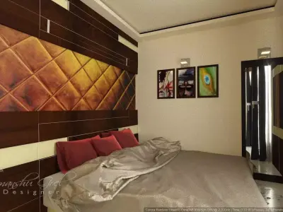 COMPACT BEDROOM  3D model