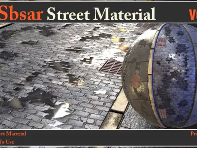 20 SBSAR Street Material VOL01 - Video How To Use Texture
