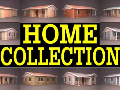 HOME COLLECTION 5 house 3D model