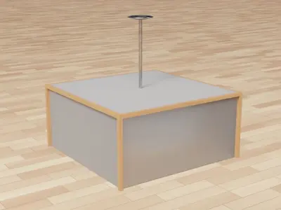 Japanese Ceiling light 3D model