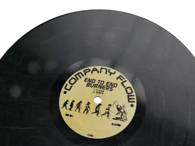 12 Inch Vinyl Record Low-poly 3D model