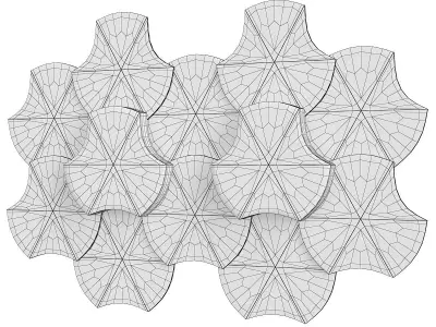 Vele Luce Pala Low-poly 3D model