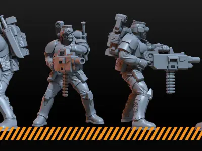 Elite Guards 3D print model