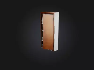 Medicine Cabinet Low-poly 3D model