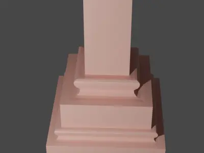 pilar 3D model Free 3D model