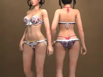 Layla Character and Bikini for Genesis 9 3D model