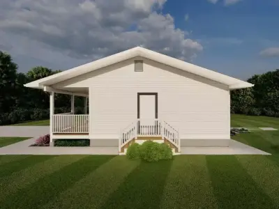 The Minimalist Retreat A Modern Concept 3D model