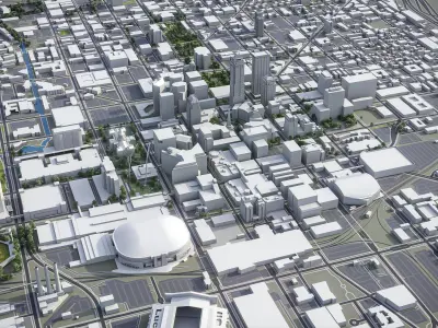  Indianapolis - city and surrounding area 