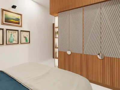 MODERN BEDROOM 3D model